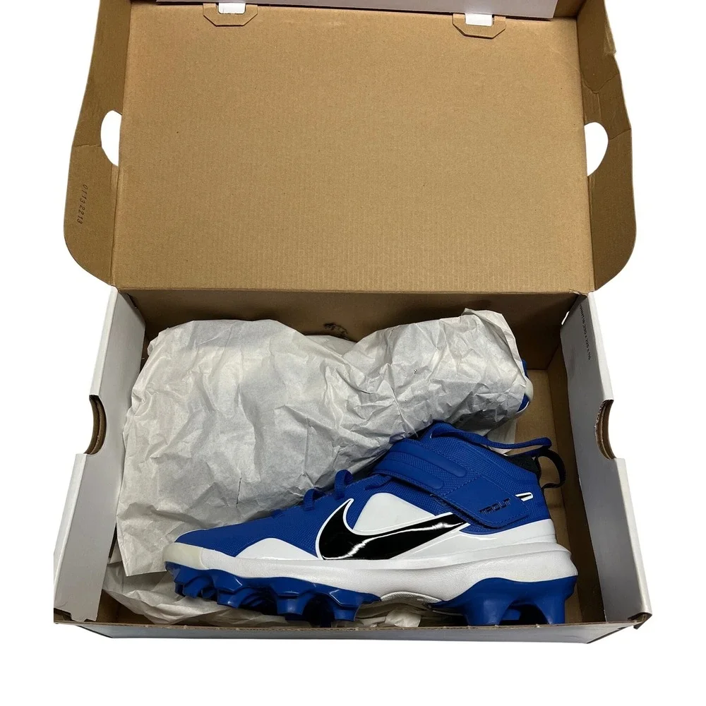 Nike Force Trout 7 Pro MCS Kids‎ Baseball Cleats Blue White CQ7643-402 6Y NEW